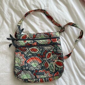 Vera Bradley Floral Patterned Quilted Crossbody Bag